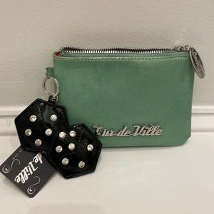 NWT Lux de Ville small punch with dice keychain